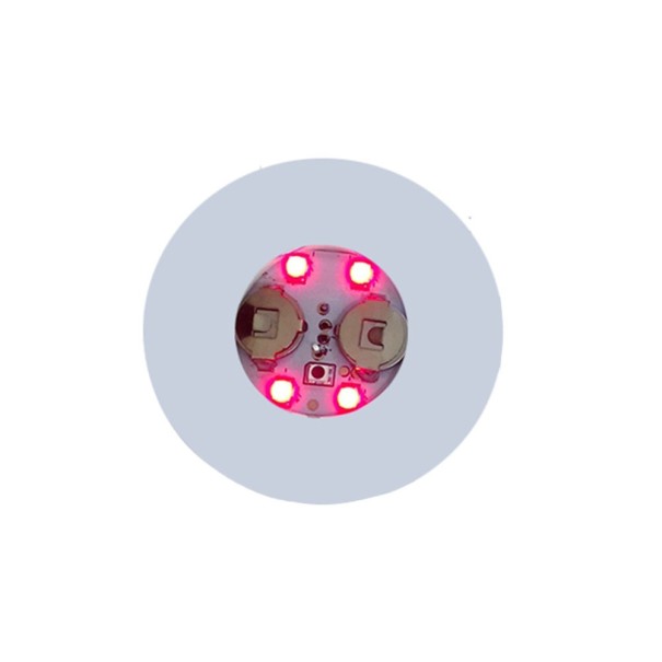 LED-lys-coaster rød