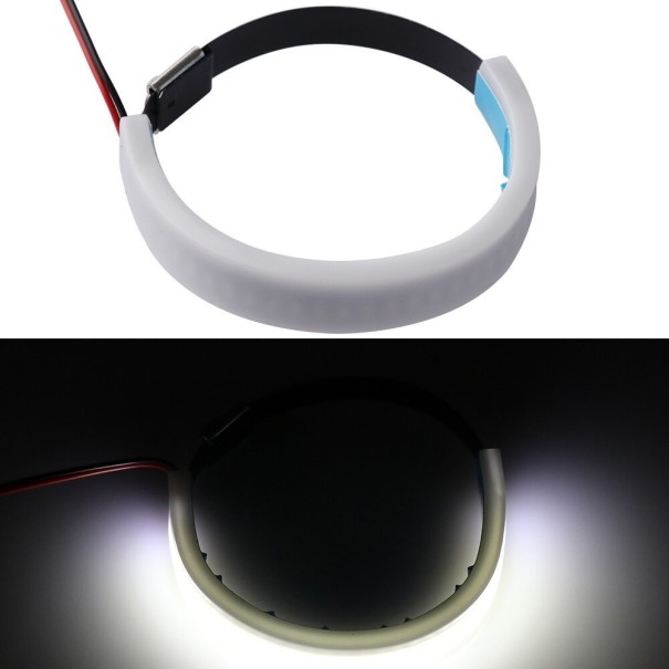 LED motorcykel sikkerhedslys hvid