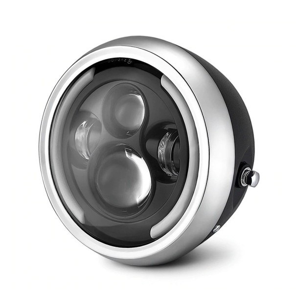 LED motorcykelforlygte rund A1965 1