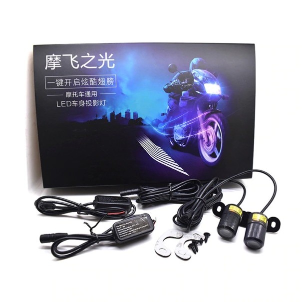 LED motorfiets achtergrondverlichting 2 stuks