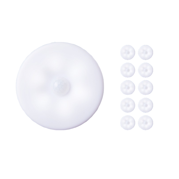 LED-natlampe med bevægelsessensor 10 stk. 2