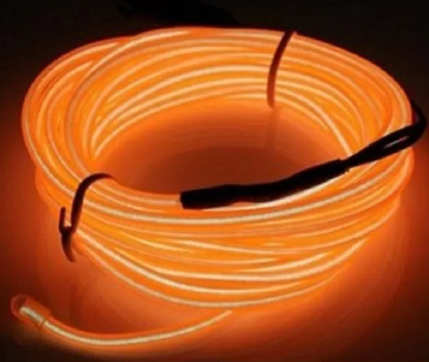 LED NEON ohebný pásek 3 m oranžová