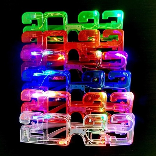 LED neonbriller 2023 12 stk. 1