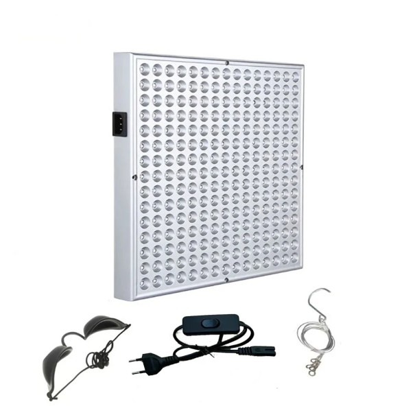 LED-paneeli punaisen valon hoitoon 45 W:n infrapunalamppu fysioterapiaan, ihon hoitoon, lihasten uudistumiseen, kivunlievitykseen 660 nm, 850 nm, 100–220 V 1
