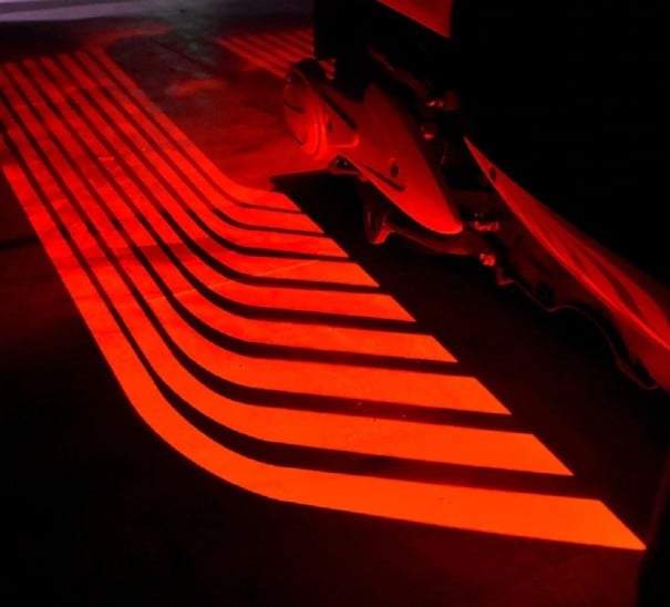 LED φωτισμός μοτοσικλέτας 2 τεμάχια κόκκινο