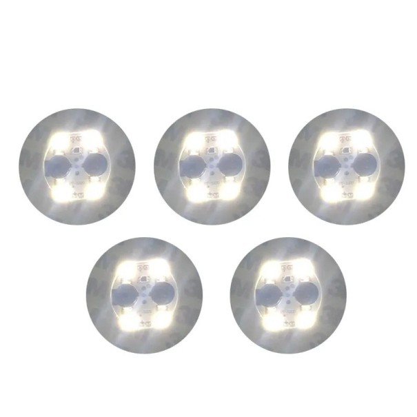 LED podložka pod skleničku blikajúca sveteľná samolepka na spodok pohár priemer cca 6 cm LED svetlo na pohár alebo fľašu pre dekoráciu nápojov biela