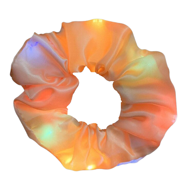 LED scrunchies orange