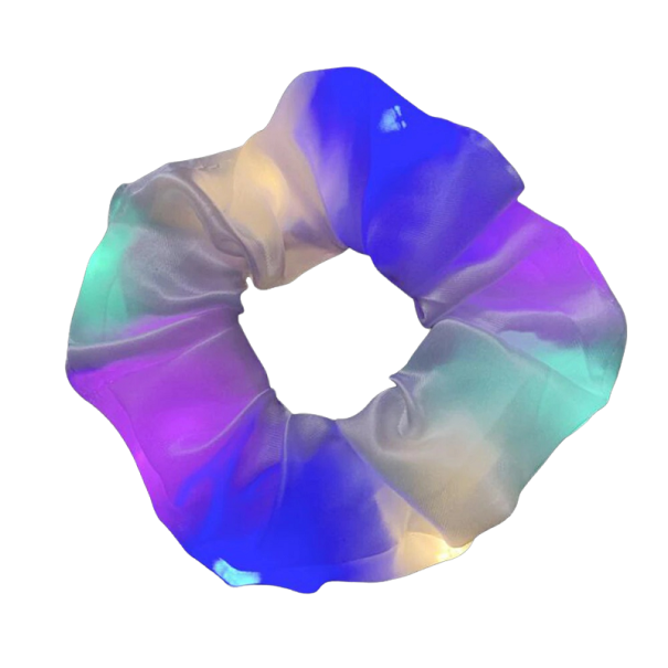 LED scrunchies πολύχρωμο