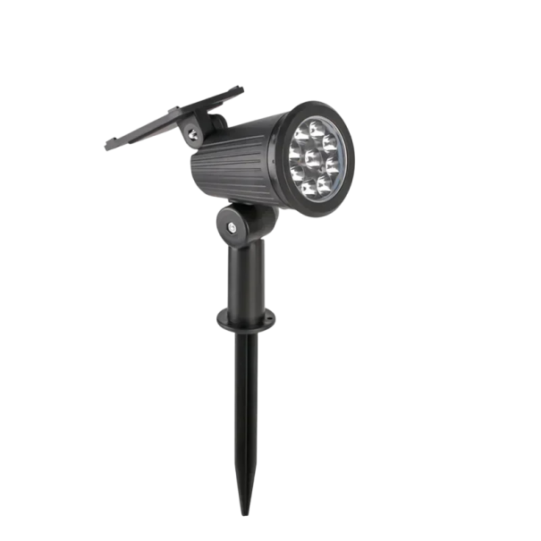 LED solar spot light para o chão Lâmpada de relvado à prova de água com sensor de movimento Decoração de jardim Iluminação Carregamento solar 1
