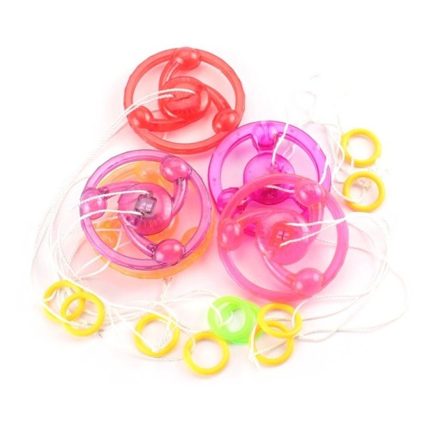 LED-spindeløjetøj på reb, 5 stk. 1