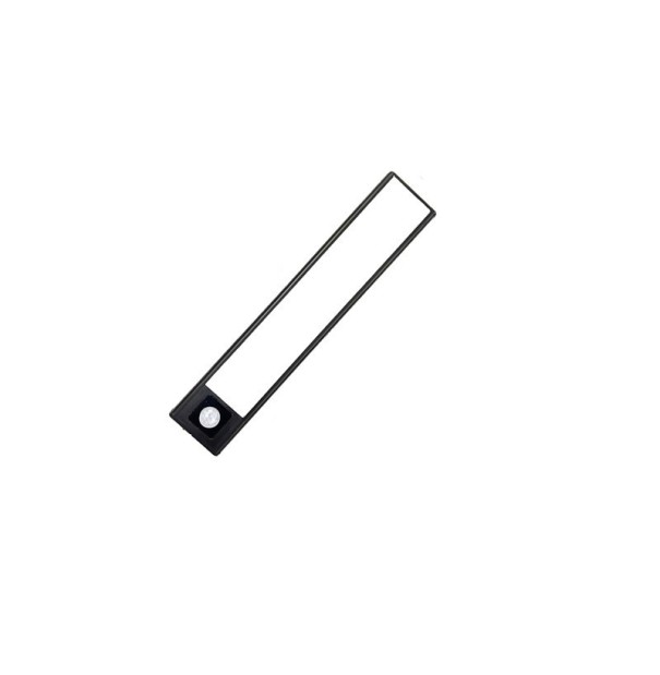 LED svietidlo čierne 20 cm teplá biela
