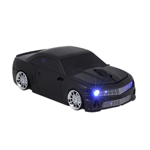 LED trådløs mus til bilen sort
