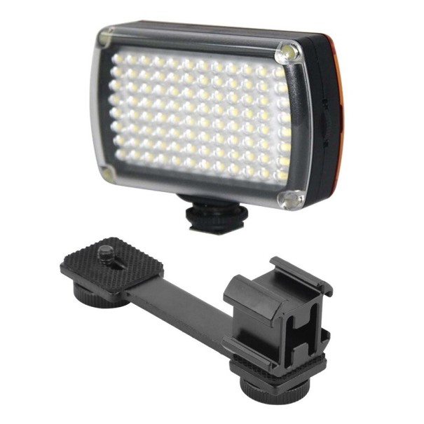 LED-videolampe med beslag K2447 2