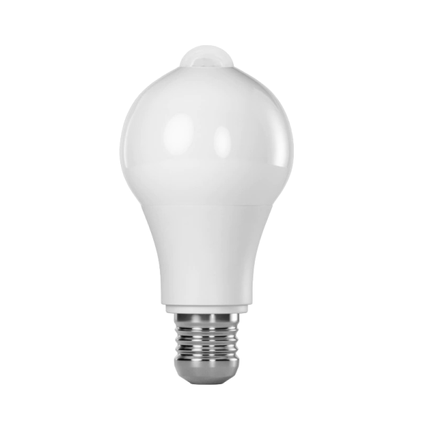 LED žiarovka so senzorom pohybu 12W teplá biela 1