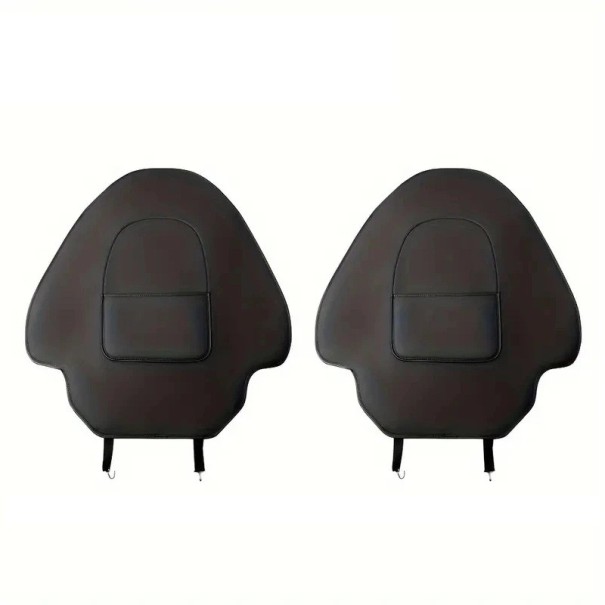 Leder Schutzunterlage für die Rückenlehne von Autositzen für Tesla Model 3 Y Vollsitz gegen Kratzer und Stöße 75,5x68,5 cm Set 1 Paar 1