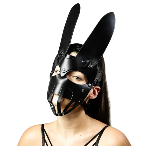 Leder Tiermaske Sexy Ledermaske Cosplay Maske V294 1