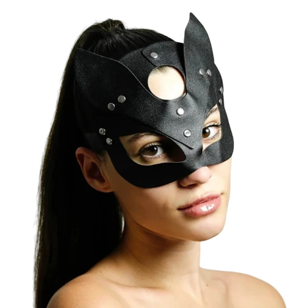 Leder Tiermaske Sexy Ledermaske Cosplay Maske 1