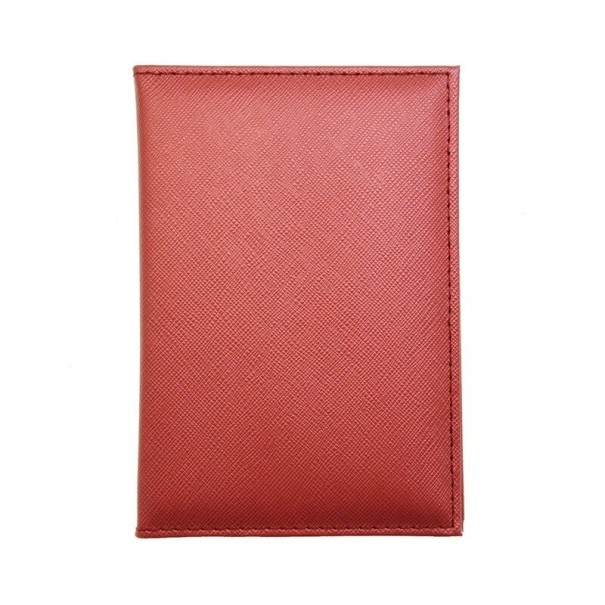 Ledertasche für Dokumente T990 rot