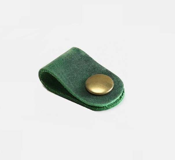 Legătură de cablu din piele verde inchis