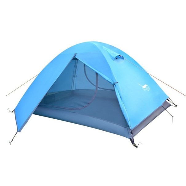 Léger tente de camping pour 2 personnes bleu