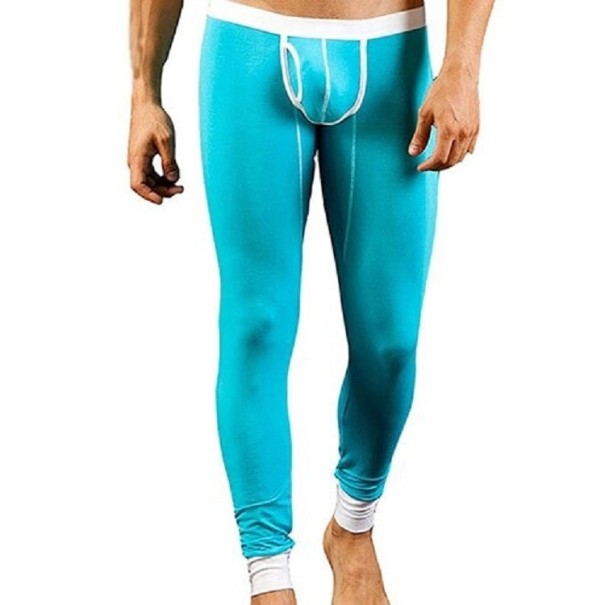 Leggings de hombre F1690 azul claro M