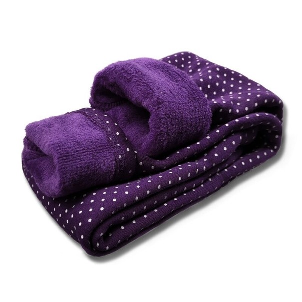 Leggings de invierno para niñas T2488 morado 11