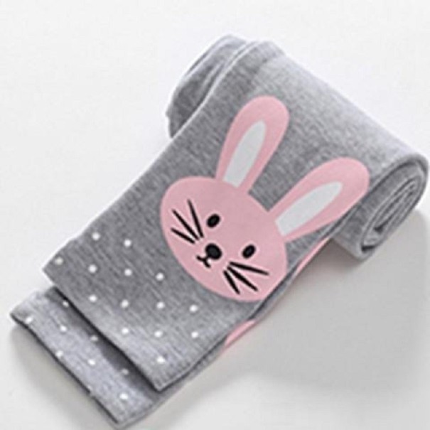 Leggings Filles T2465 gris 5 B