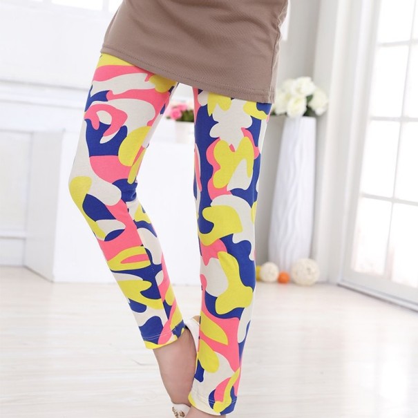 Leggings para niñas con varios estampados J616 XL D