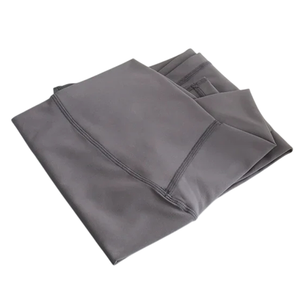 Leggings sportivi da donna per yoga con vita alta Leggings fitness traspiranti e ad asciugatura rapida per la palestra Pantaloni elasticizzati per l'allenamento grigio M