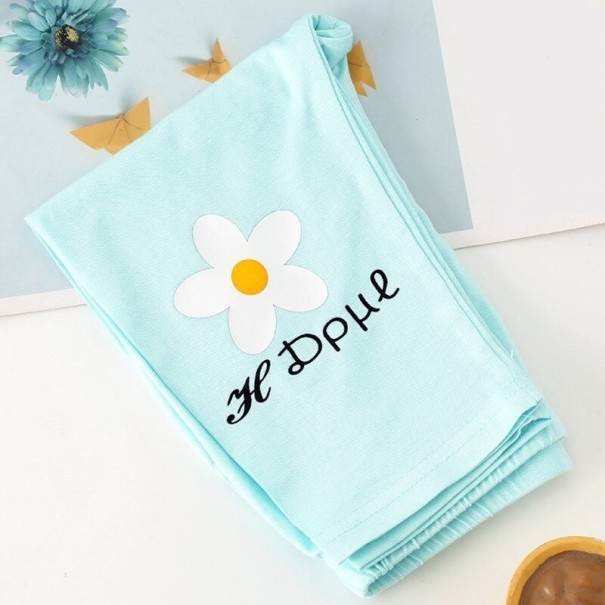 Legginsy dziewczęce T2485 jasnoniebieski 8