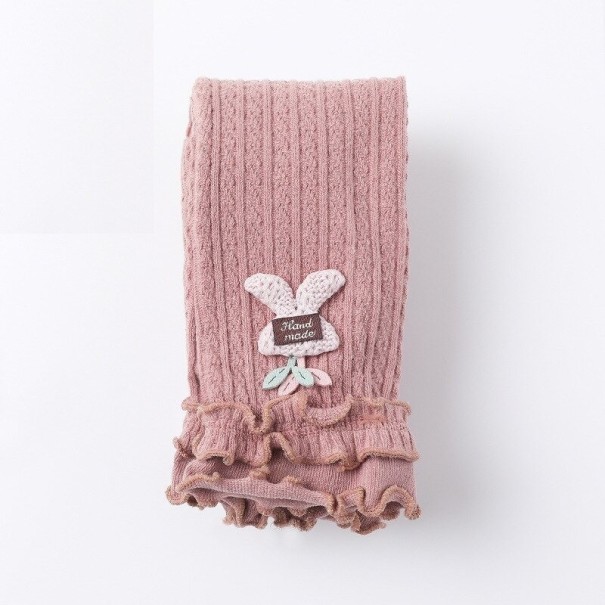 Legginsy dziewczęce z dzianiny T2475 0-1 rok 14