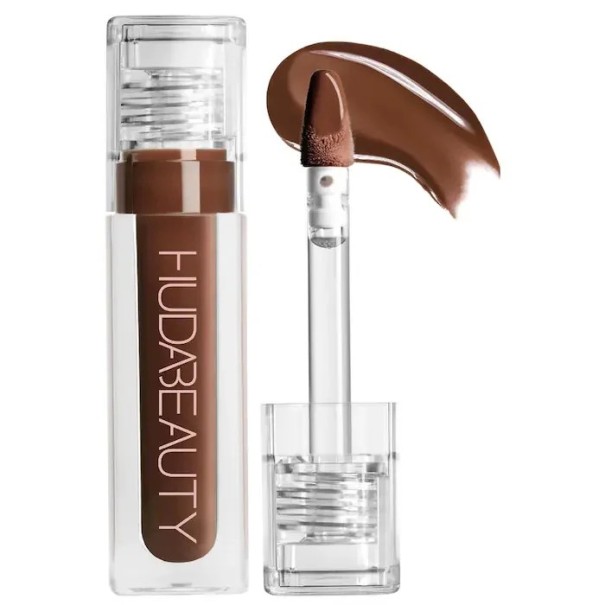 Lehká tekutá tvářenka na tváře i rty Vrstvitelná pigmentace Zářivý efekt Multifunkční make-up s měkkým houbovým aplikátorem hnědá
