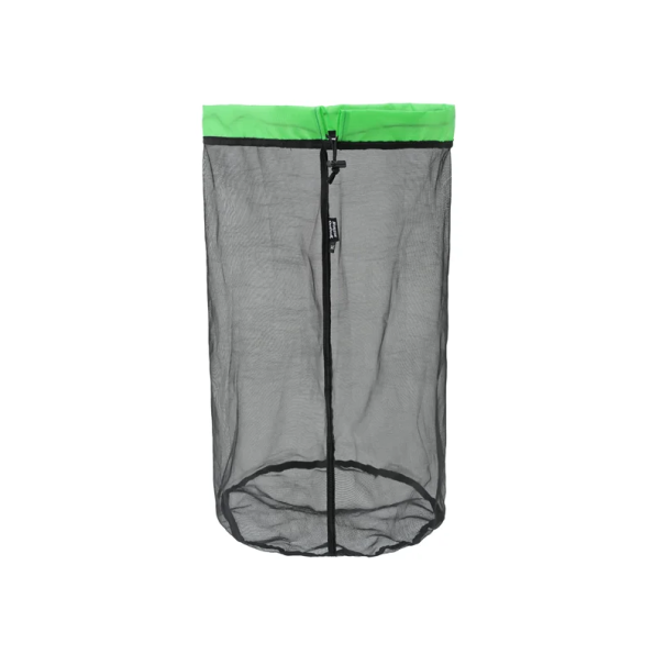 Lehký síťovaný pytel XL se stahovací šňůrou 24 x 48 cm Úložný vak na sport vybavení cestování prádelní vak organizér 35 g 1