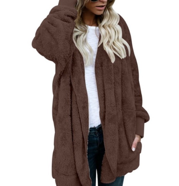 Leichte Damen-Frühlingsjacke J3094 kaffee L