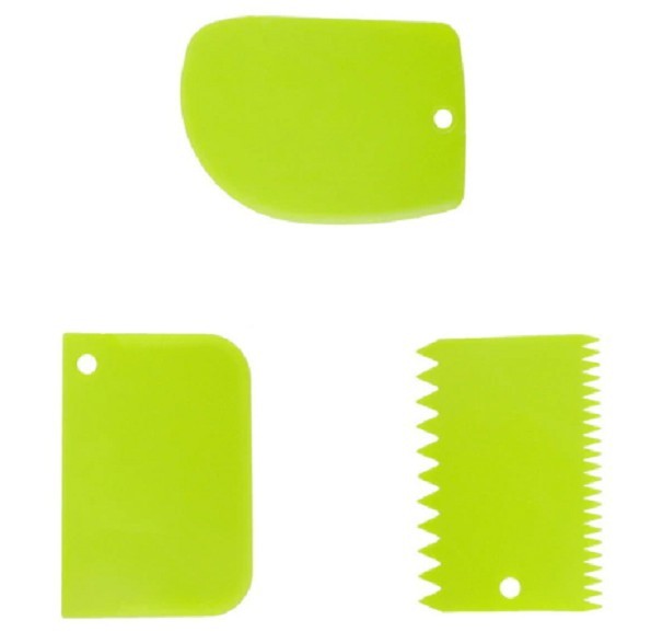 Leivontasarja - 3 osaa vaaleanvihreä