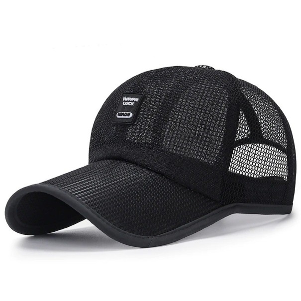 Lélegző siltes sapka T114 fekete