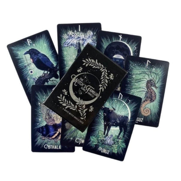 Lenormand Tarot Cards Illustrated Divination Pack 38 Cards Approximately 9.6 cm Multicoloured Symbolic Motifs for Interpretation 1