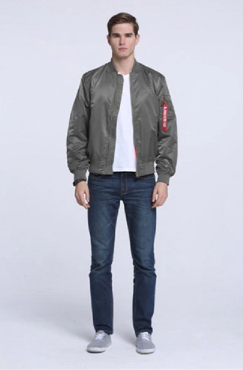 Lente/herfst unisex jas J3045 grijs XXS