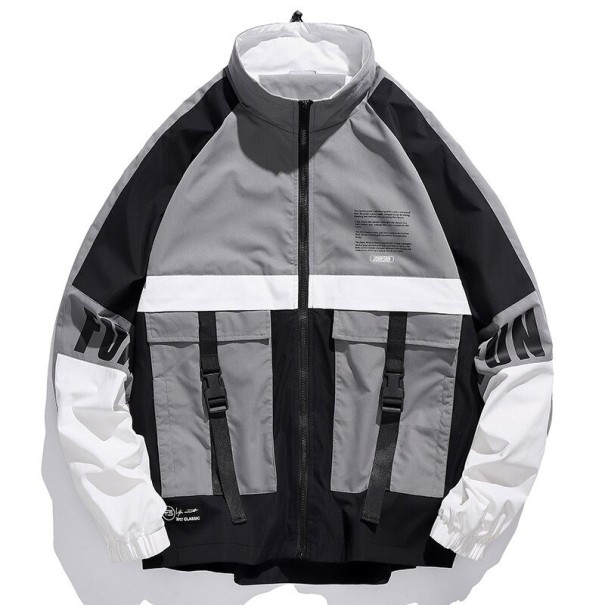 Lente/herfstjas F1188 grijs S