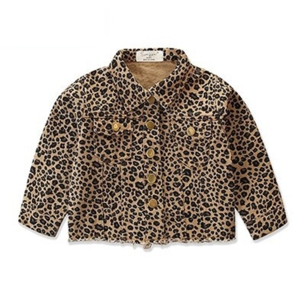 Leopardenjacke für Mädchen L1919 4