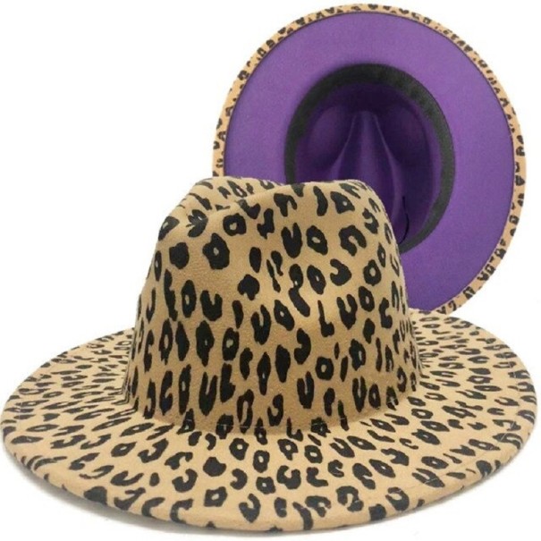 Leopardmössa A2246 lila