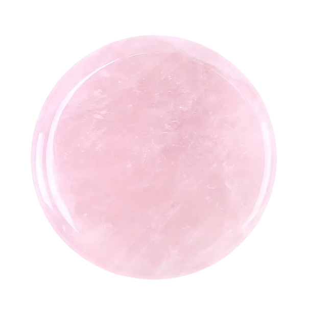 Lepicí palett för fransar 5 cm Rosa-grön jade sten Hållare för lim vid applicering av fransar Återanvändbar sminkplatta rosa