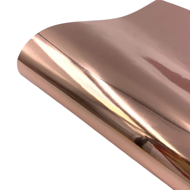 Lepicí vinylová fólie 30 x 100 cm Samolepicí lesklý povrch DIY dekorace Nálepka na nábytek a stěny Snadná aplikace Voděodolná úprava Rose gold