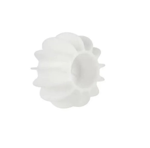 Lepidore di peli in silicone per lavatrice bianco