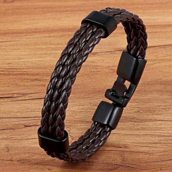 Leren armband H488