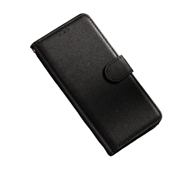 Leren flipcase voor Samsung Galaxy A54 zwart