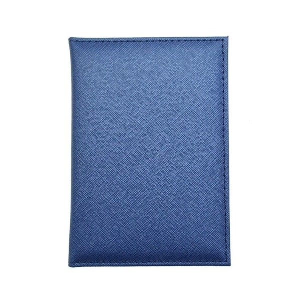 Leren ID-hoesje T990 donkerblauw