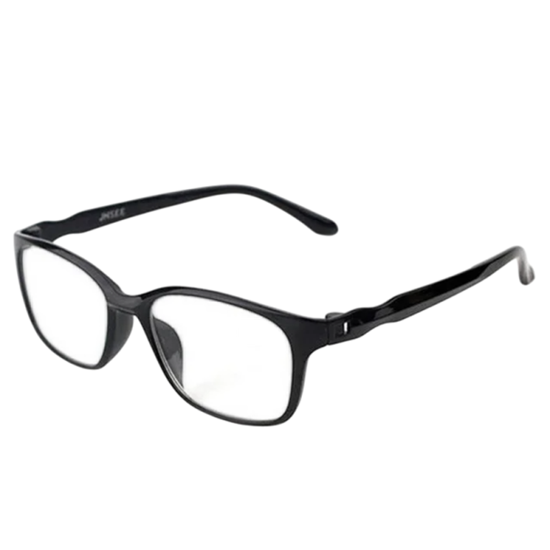 Lesebrille +1,00 Dioptrien Kunststoff-Leichtfassung Mit Blaulichtfilter Augenschutz bei der Arbeit am Computer schwarz