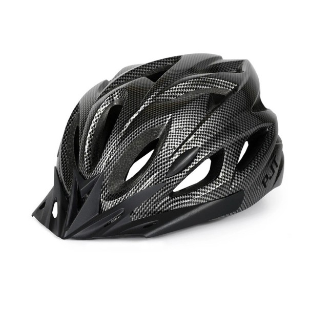 Let cykelhjelm til voksne 57-62 cm Holdbar og åndbar hjelm med blødt for Sikkerhedshjelm til cykling og sport grå