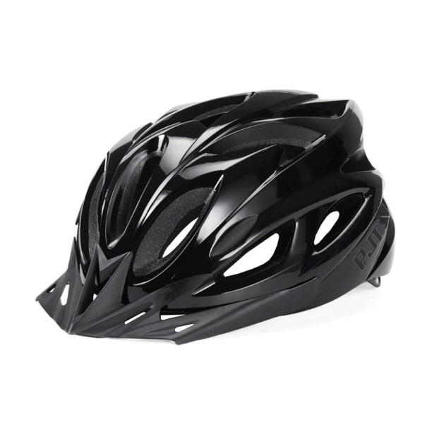 Let cykelhjelm til voksne 57-62 cm Holdbar og åndbar hjelm med blødt for Sikkerhedshjelm til cykling og sport sort